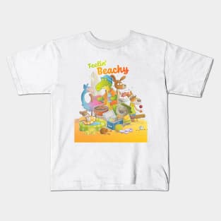 Feelin' Beachy Australia Kids T-Shirt